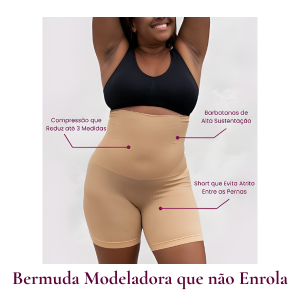 Short Cinta Modelador Reduz Medidas